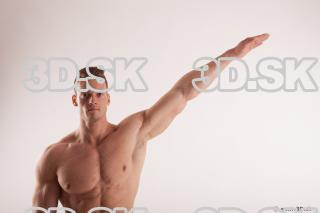 Arm flexing reference of nude Andrew 0004